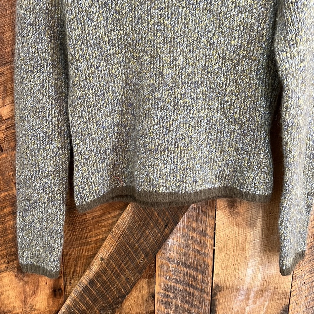 Tilt multicolor green and blue turtleneck sweater - Picture 3 of 5